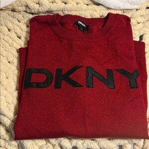 DKNY shimmer lightweight sweater